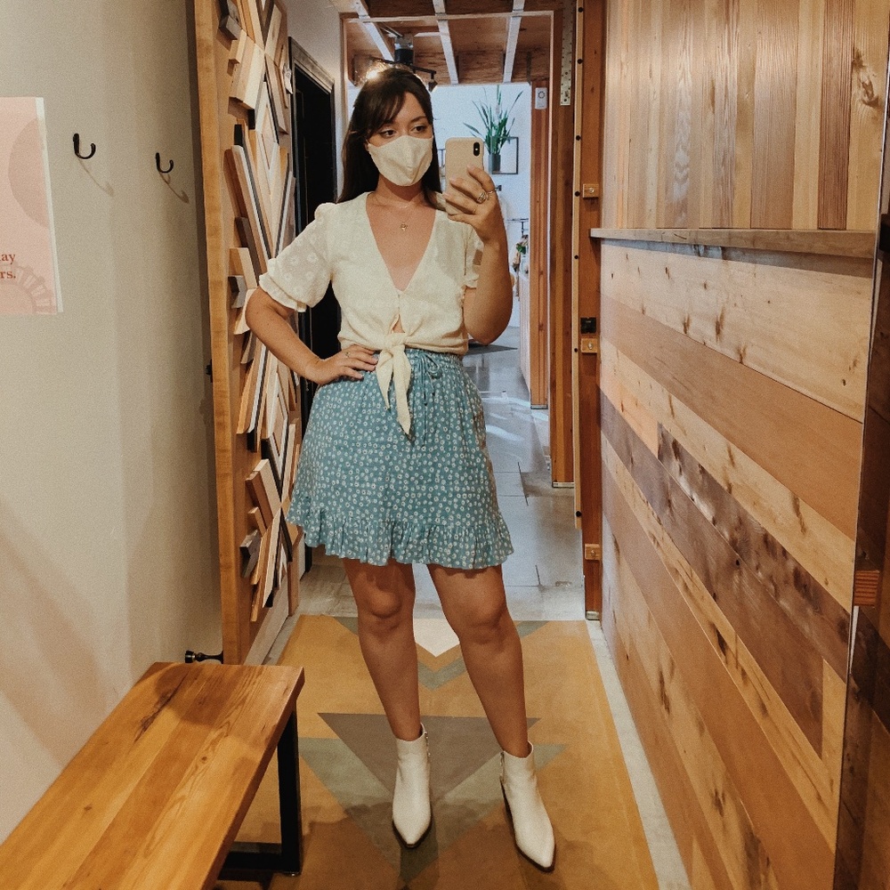 Rue Stiic Floral Skirt